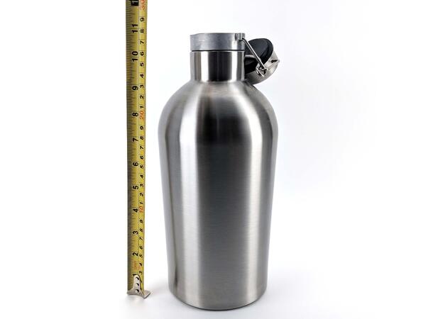 2 liters Growler MK2, isolerad, i rostfritt stål