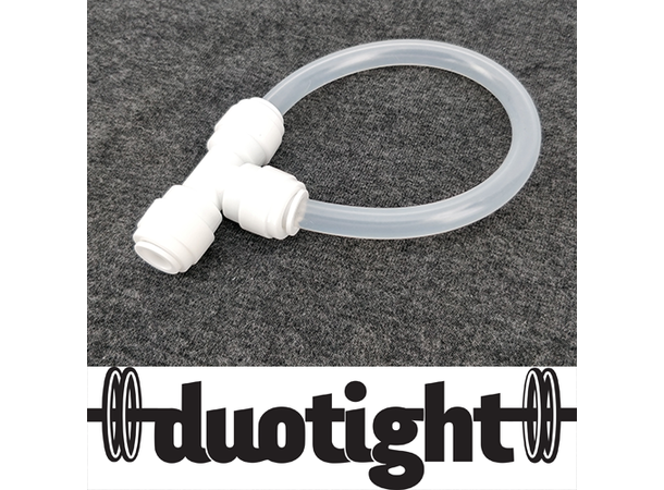 DuoTight T-koppling 9,5mm (3/8") Snabbkoppling, med dubbel O-ring