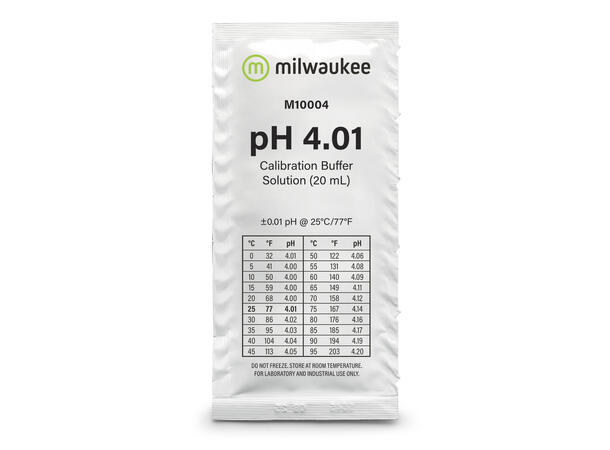 Milwaukee MA9004 pH 4.01 Kalibreringsvätska