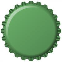 Kapsyl för flaska 26 mm, Grön 100 st