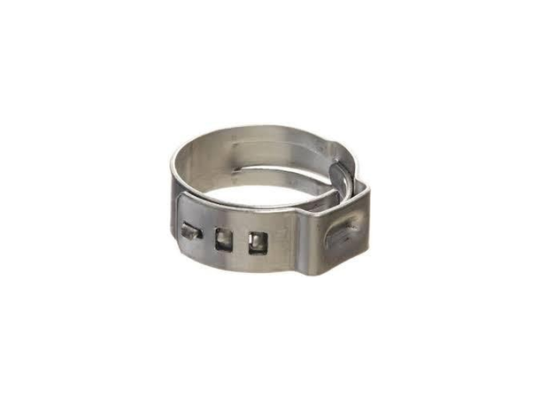Slangklämma 20.5 mm Steglösa rostfria OD 17-20 mm 