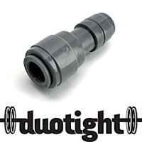 DuoTight 6,35mm (1/4") till 9,5 mm(3/8") Snabbkoppling med dubbel O-ring