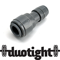 DuoTight 6,5mm (1/4") till 9,5 mm (3/8") Snabbkoppling med dubbel O-ring