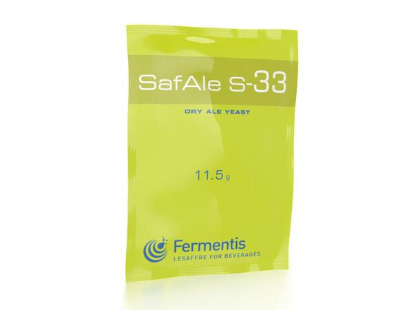 SafAle S-33 11,5 g - torrjäst - Ölbryggning
