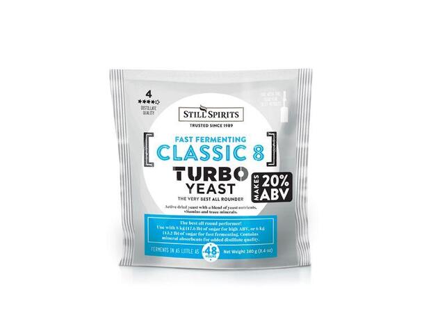 Classic 8 Urea Turbo Yeast, 175 g., Still Spirits