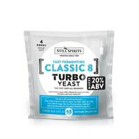 Classic 8 Urea Turbo Yeast, 175 g. turbojäst, upp till 20% ABV.