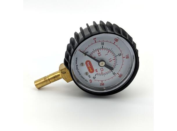 Manometer för 8mm snabbkoppling 0-40 psi DuoTight kompatibel. 8 mm (5/16")