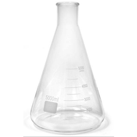 Erlenmeyerkolv 5000 ml E-kolv av borosilikatglas