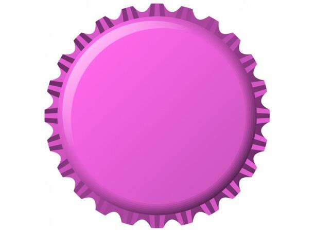 Flaskekapsler 26 mm rosa - ølbrygging
