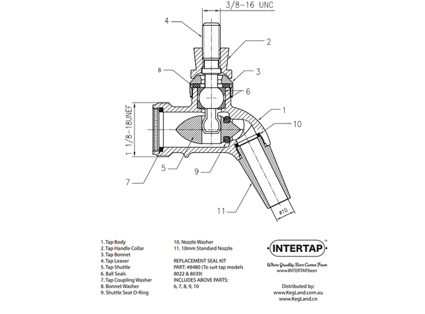 Seal Kit For Intertap FC - 8473