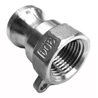 Cam Lock type A male x 1/2" female 1/2" - rustfritt stål