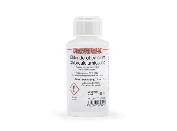 Kalciumklorid 33% 100 ml - vattenjustering - ölbryggning.se
