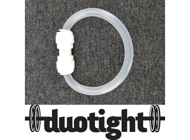 DuoTight 9,5mm till 9,5mm (3/8") Snabbkoppling med dubbel O-ring