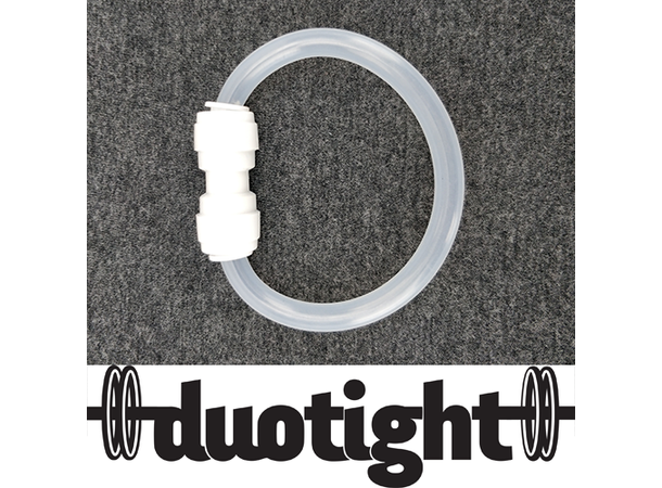 DuoTight 9,5mm till 9,5mm (3/8") Snabbkoppling med dubbel O-ring 