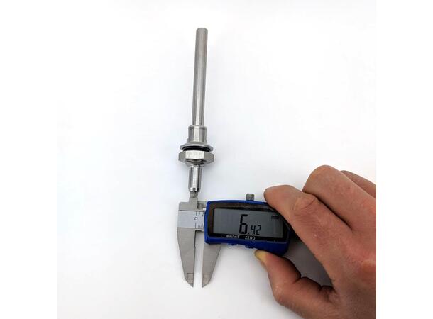 3/8" Thread Weldless Thermowell 85 mm