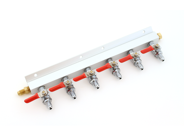 CO2 manifold med 6 uttak, MFL gjenger