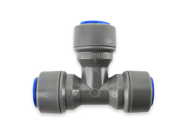 DuoTight T-koppling 9,5mm (3/8") Snabbkoppling, med dubbel O-ring 