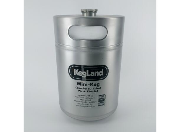 5 liters Mini Keg med tapplösning Komplett paket 