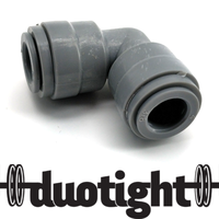 DuoTight - 9,5 mm (3/8") 90-gradersböj Snabbkoppling med dubbla O-ringar
