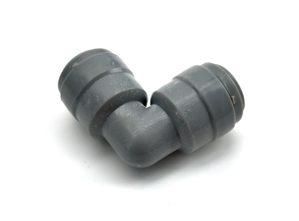 DuoTight - 9,5 mm (3/8") 90-gradersböj Snabbkoppling med dubbla O-ringar 