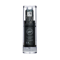 Tilt Hydrometer og termometer, svart Singel-cap versjon