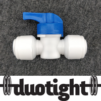 DuoTight ventil 9,5mm (3/8") Snabbkoppling med dubbel O-ring
