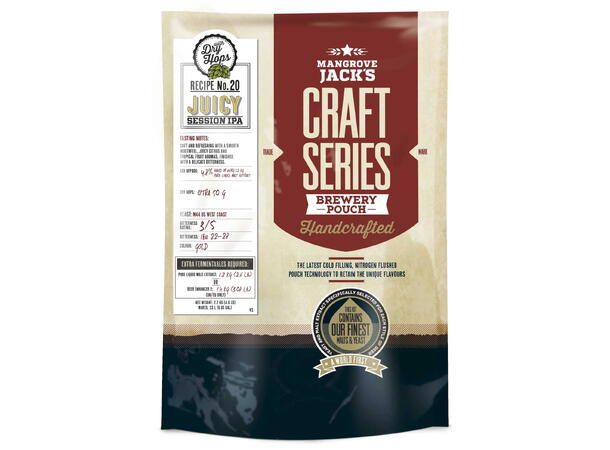 Juicy Session IPA -Mangrove jack's extraktkit - Ölbryggning.se