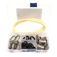 Reparasjons-kit for Corneliusfat reservedeler i praktisk oppbevaringsboks