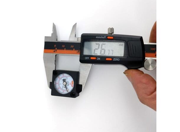 Mini gauge 0-15 psi, utbytbar manometer för mini-regulator