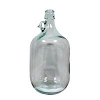 Glasdamejeanne 5 liter För bygelkapsyl/patentkork