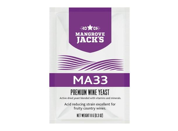 Premium Wine Yeast MA33 8 g