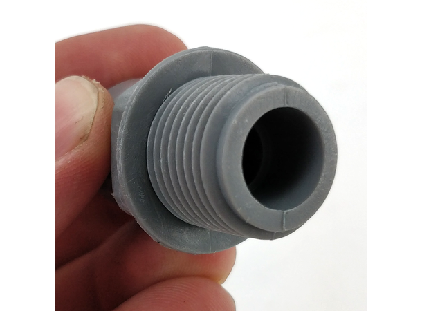 9,5mm (3/8') til 1/2" BSP med mutter