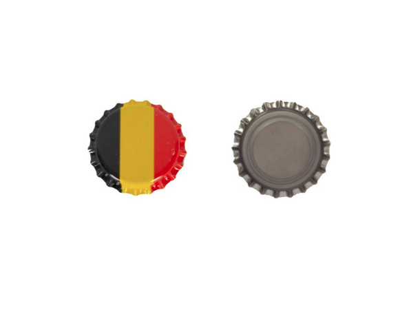 Kapsyl för flaska 26 mm, belgisk flagga