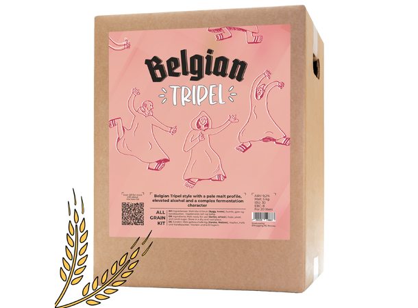 Belgisk Trippel allgrain ølsett