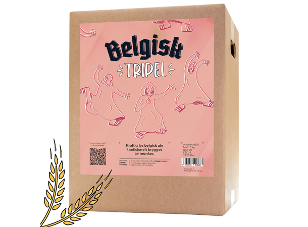 Belgisk tripel allgrain ölset 20 l.