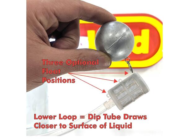 Floating Dip Tube Filter, för FermZilla eller Kegmenter