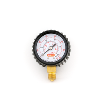 Manometer Low Pressure 0-100 psi för CO2-regulator med 1/4" NPT-gängor