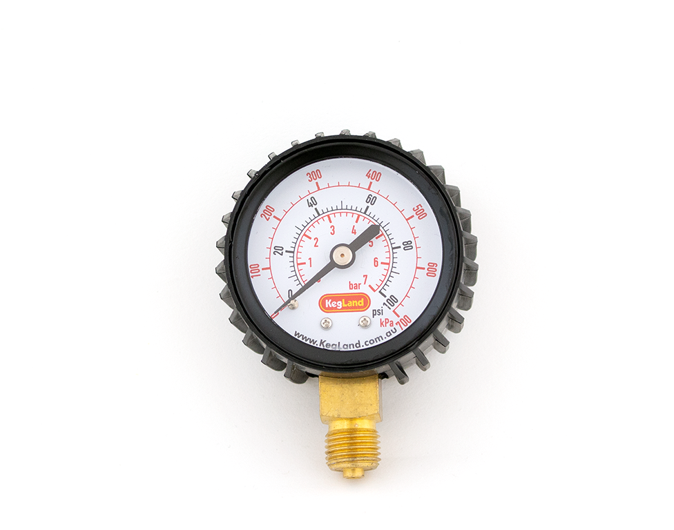 Manometer Low Pressure 0100 psi Ölbryggning AB