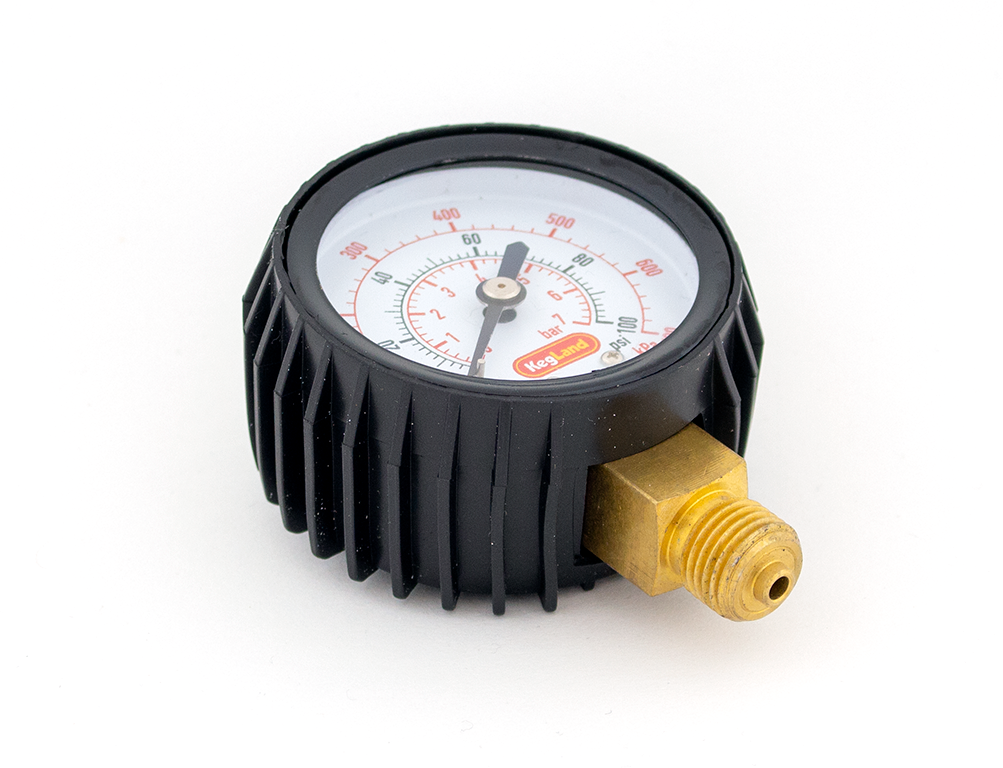 Manometer Low Pressure 0100 psi Ölbryggning AB