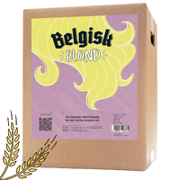 Belgisk Blond allgrain ölset 20 l. Lättdrucken, ljus & fruktig belgisk ale