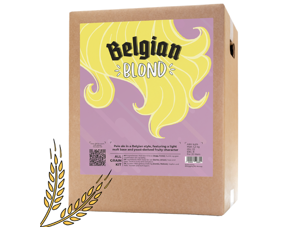 Belgisk Blond allgrain ølsett