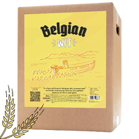 Belgisk Wit allgrain ølsett Hveteøl med appelsinskall og koriander