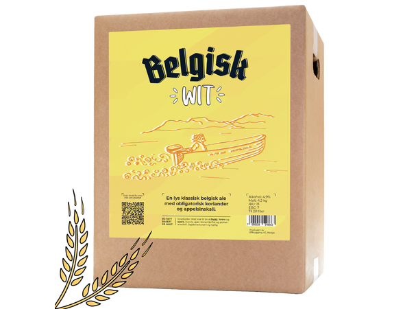 Belgisk wit allgrain ölsert - Allgrain ölkit - Ölbryggning.se