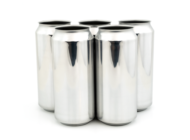 Aluminiumburk för öl och dryck, blanka burkar utan lock