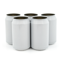 Aluminiumburk för öl och dryck Vita burkar UTAN lock 216 st x 330 ml