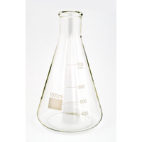 Erlenmyer Conical Flasks 1000 ml Borosilikat-glas, 1 liter