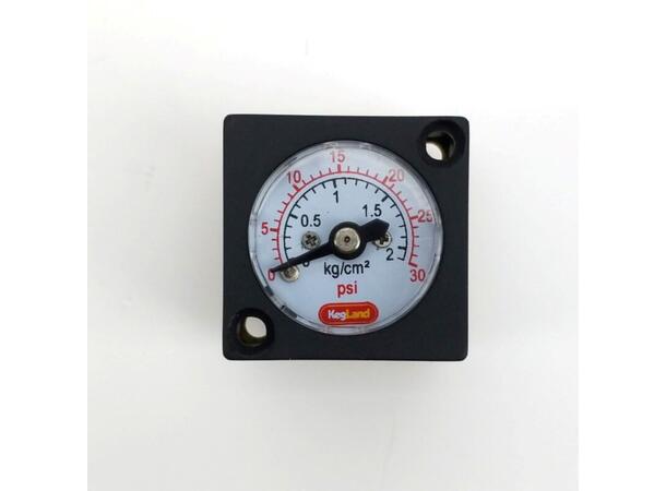 Mini gauge 0-60 psi utbytbar manometer for mini-regulator