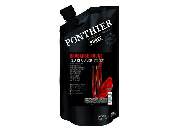 Puré Rabarber 1 kg, Ponthier