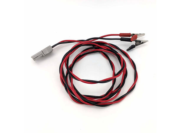 Strømkabel med Anderson/Aligator-plugger