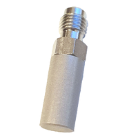 2 Micron S.S Diffusion Stone med - MFL Thread nippel